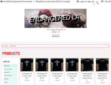 Tablet Screenshot of endangeredla.com